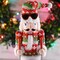 Ornativity Christmas Skier Man Nutcracker &#x2013; Red and Green Wooden Nutcracker Guy with Ugly Sweater and Ski Sticks in Skiing Pose Xmas Themed Holiday Nut Cracker Doll Figure Decorations
